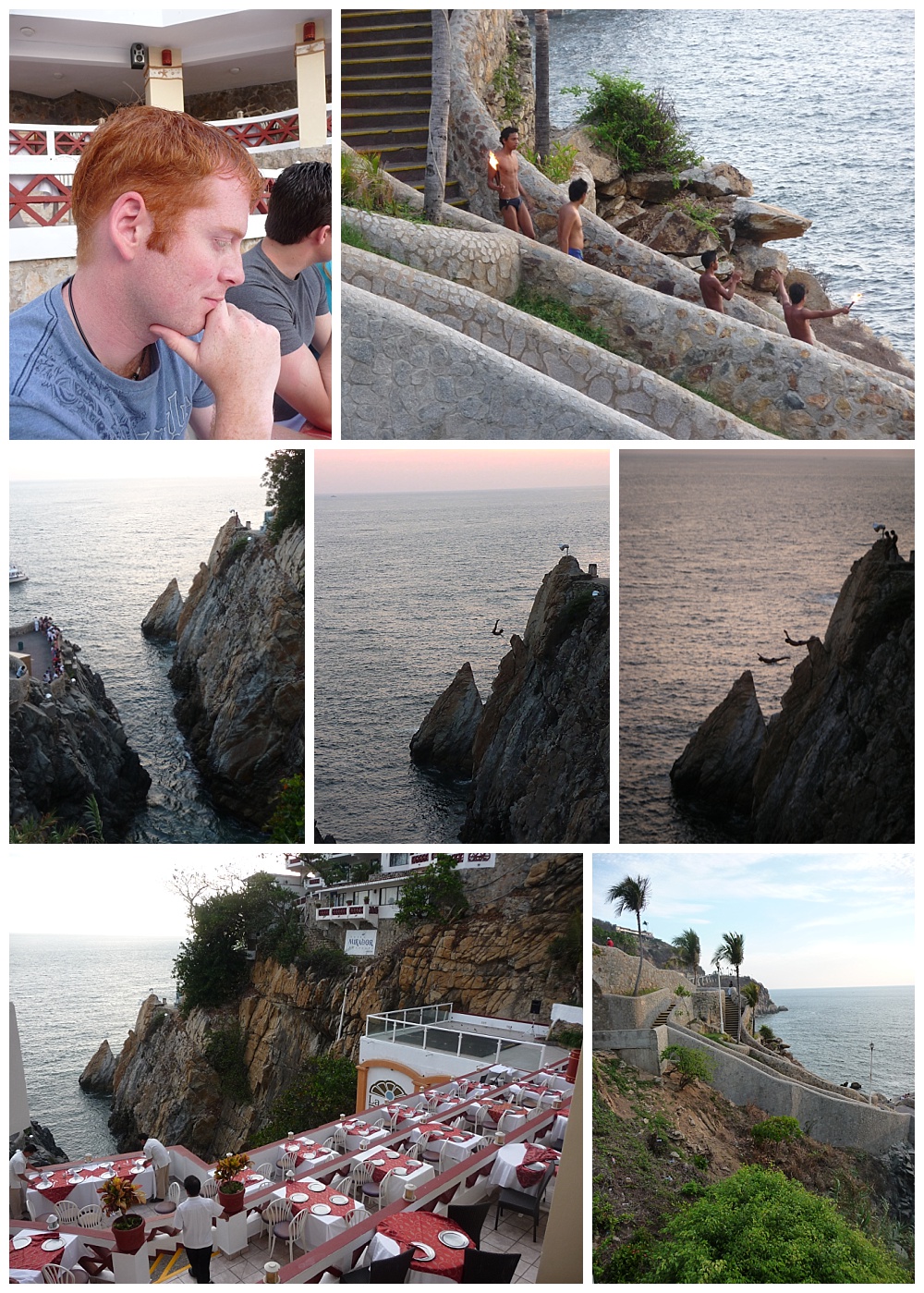 cliff divers in Mexico