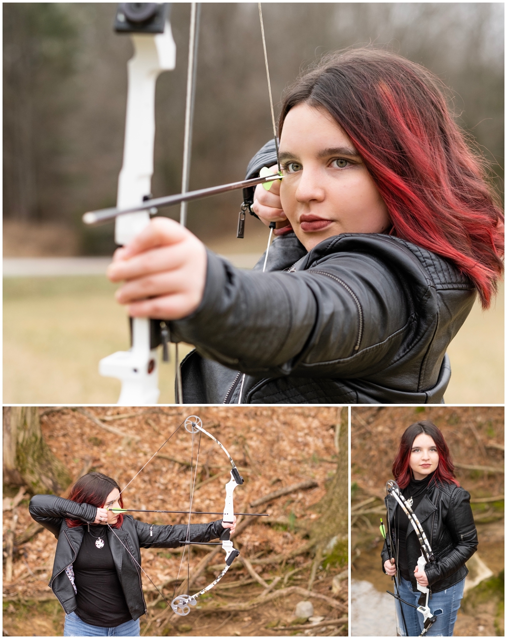 girl with a bow and arrow