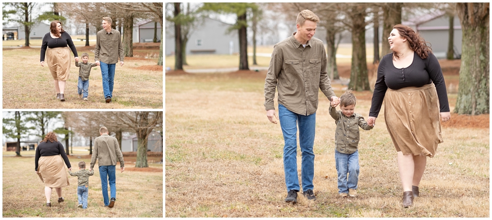 walking as a family