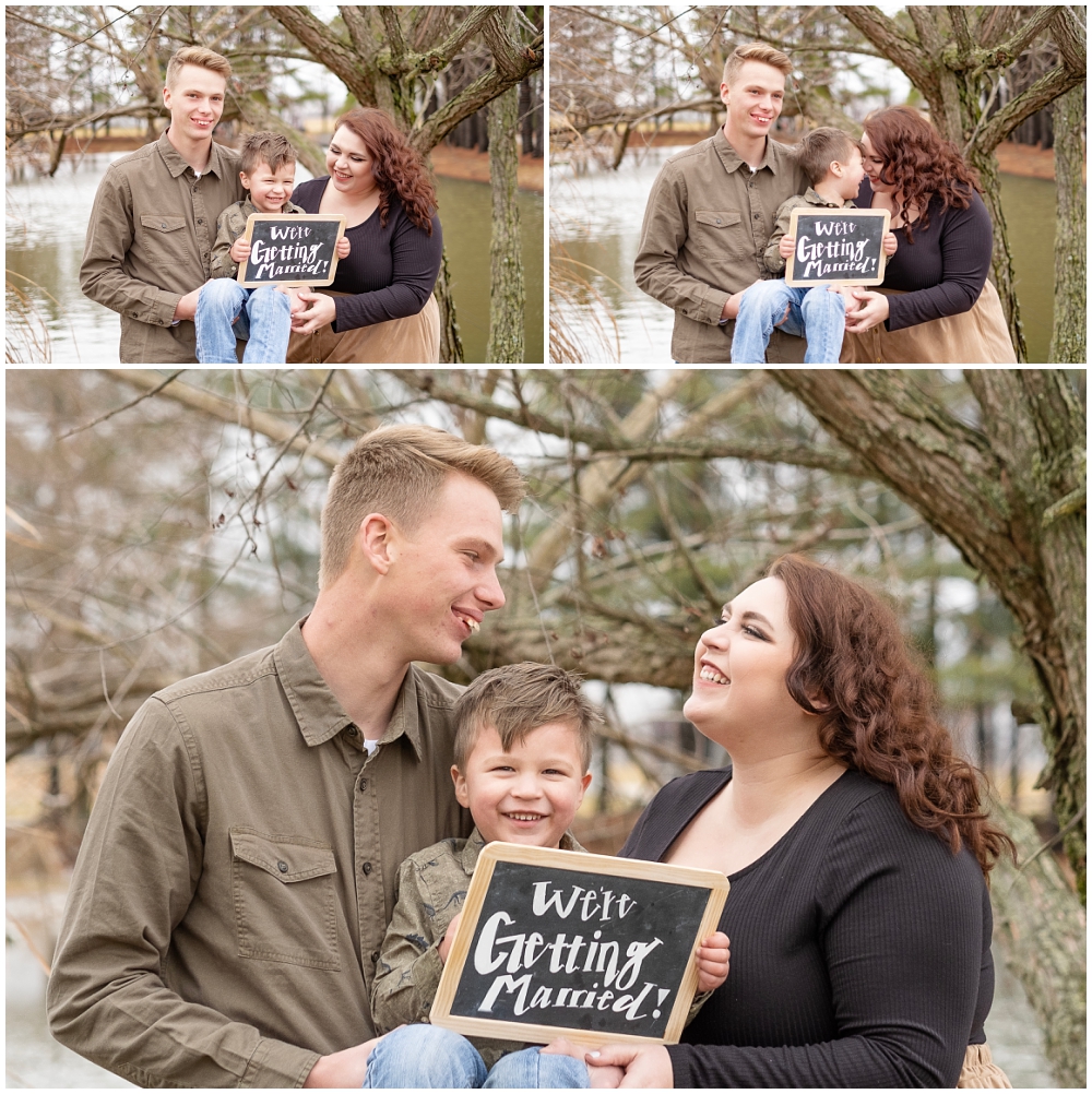 family portraits of Constance and Louis