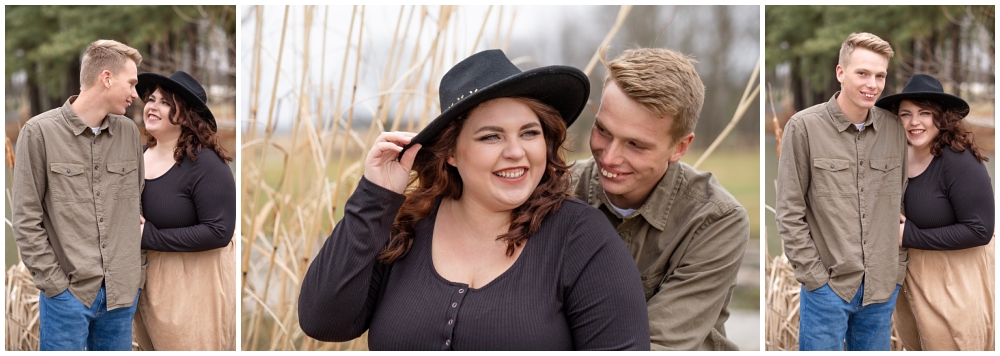 enjoyable engagement portraits