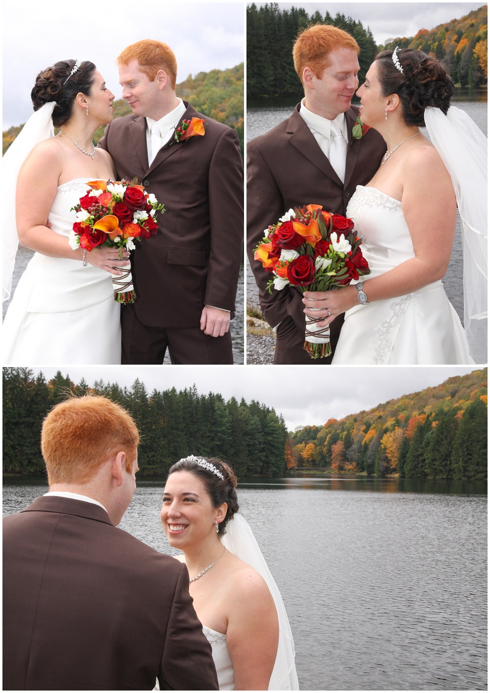 I loved looking in his eyes on our wedding day.