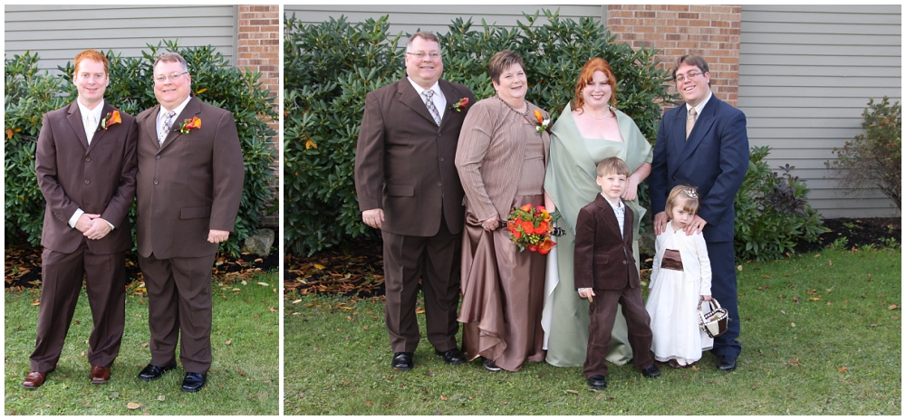 Kevin's family on our wedding day