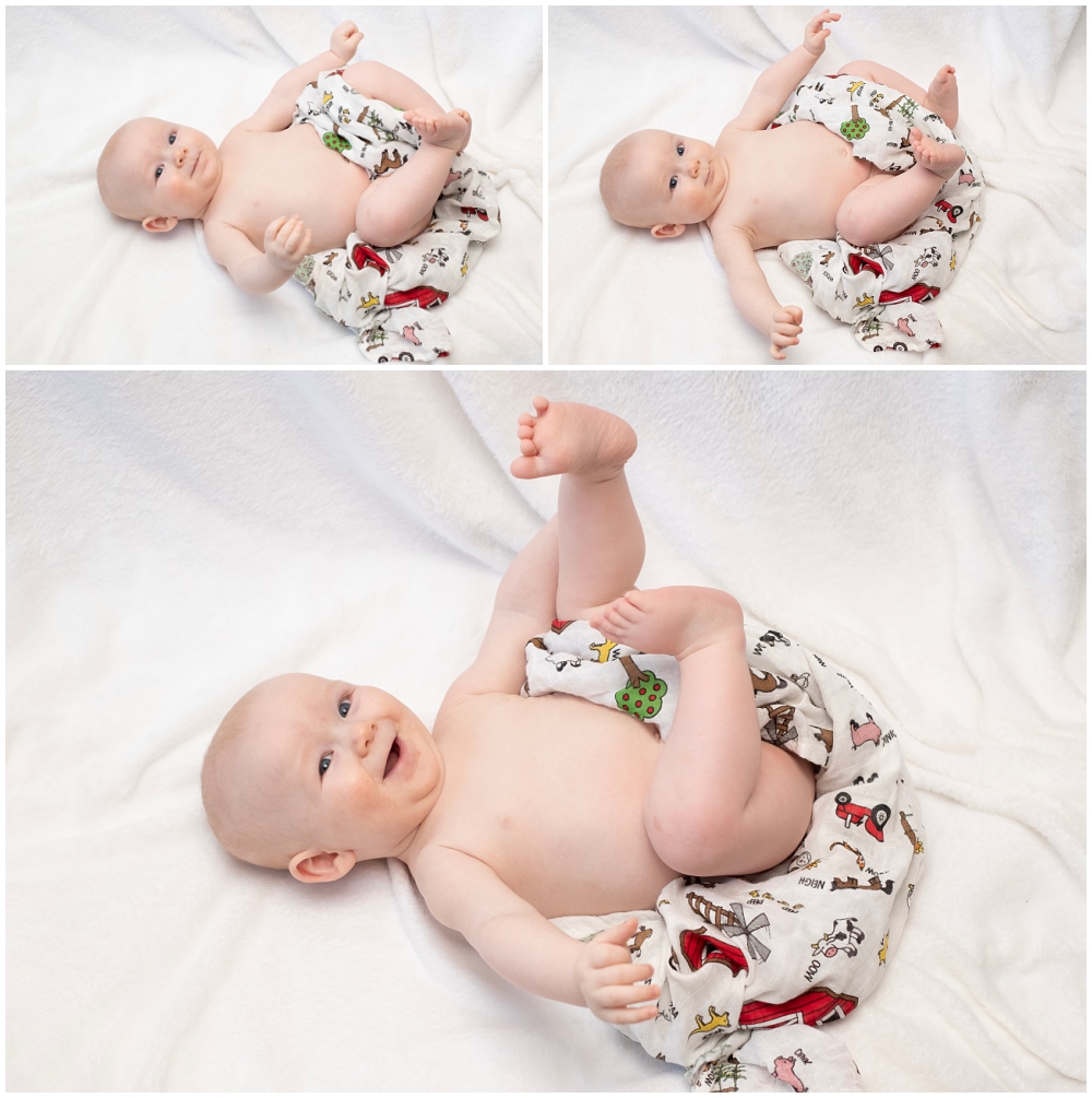 the last of coleson's baby portraits after his milk bath