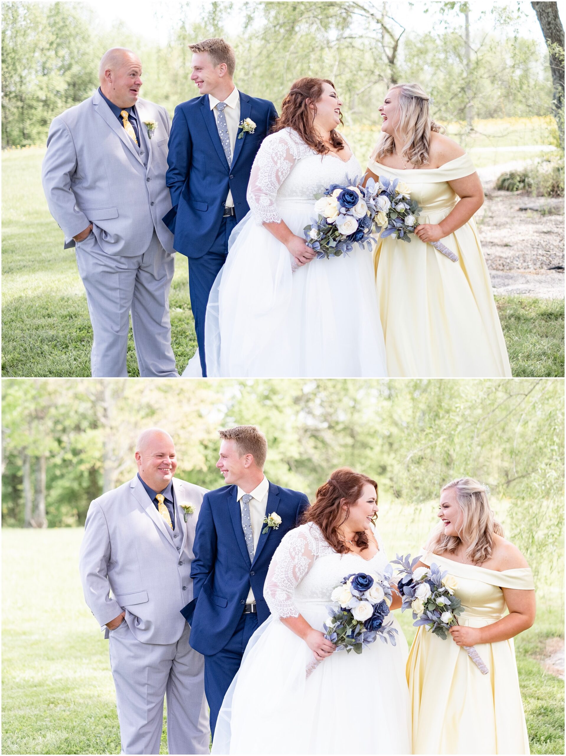 bridal party portraits