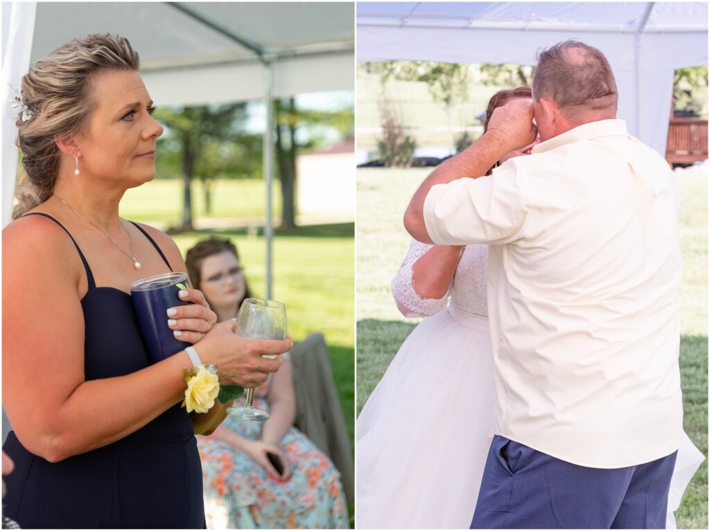 daddy gets emotional during father daughter dance