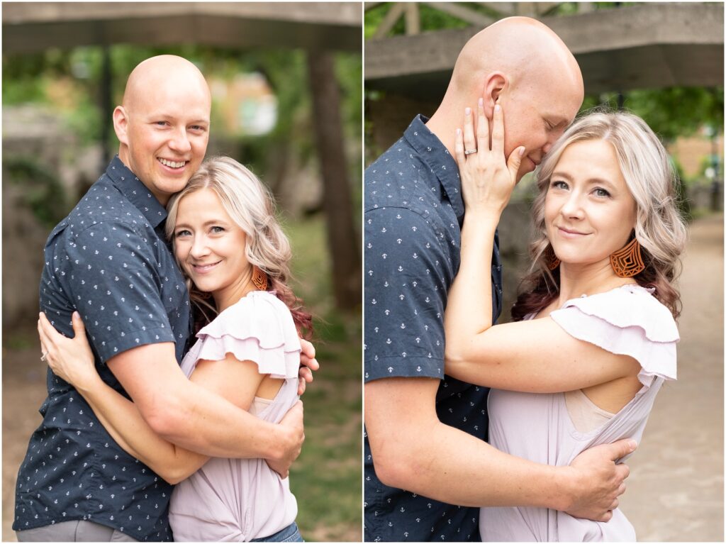 portrait of parents on their family session