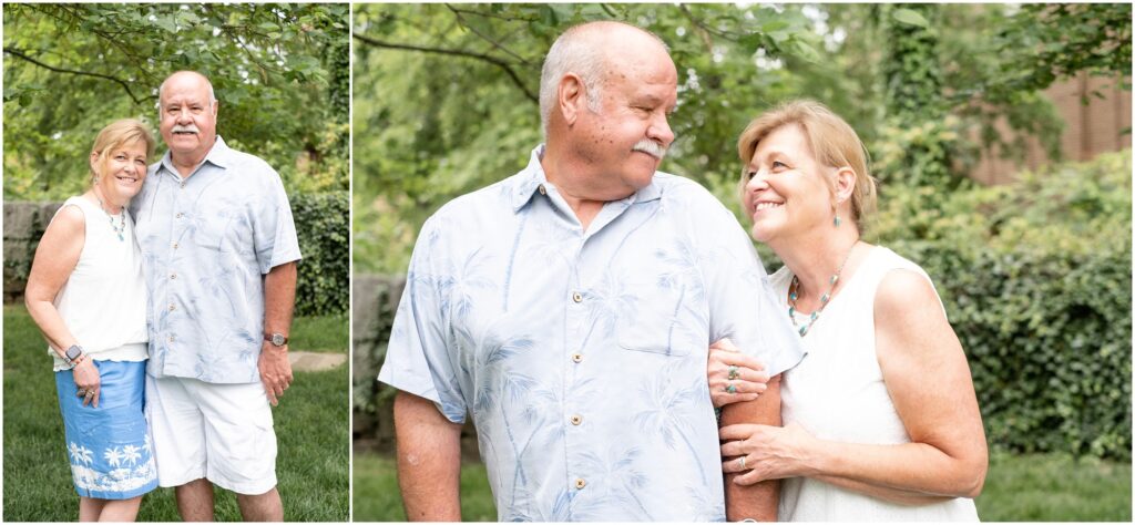 Just the grandparents for their 40th anniversary