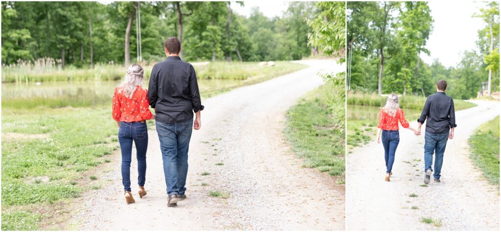 walking to the spot he would propose at