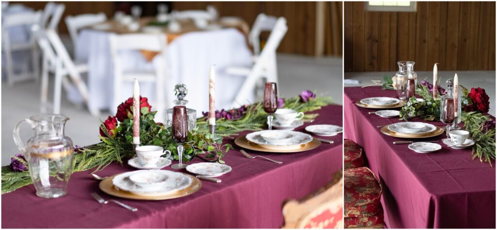 styled shoot table setting