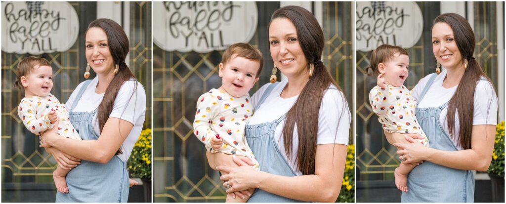 mom and daughter portraits