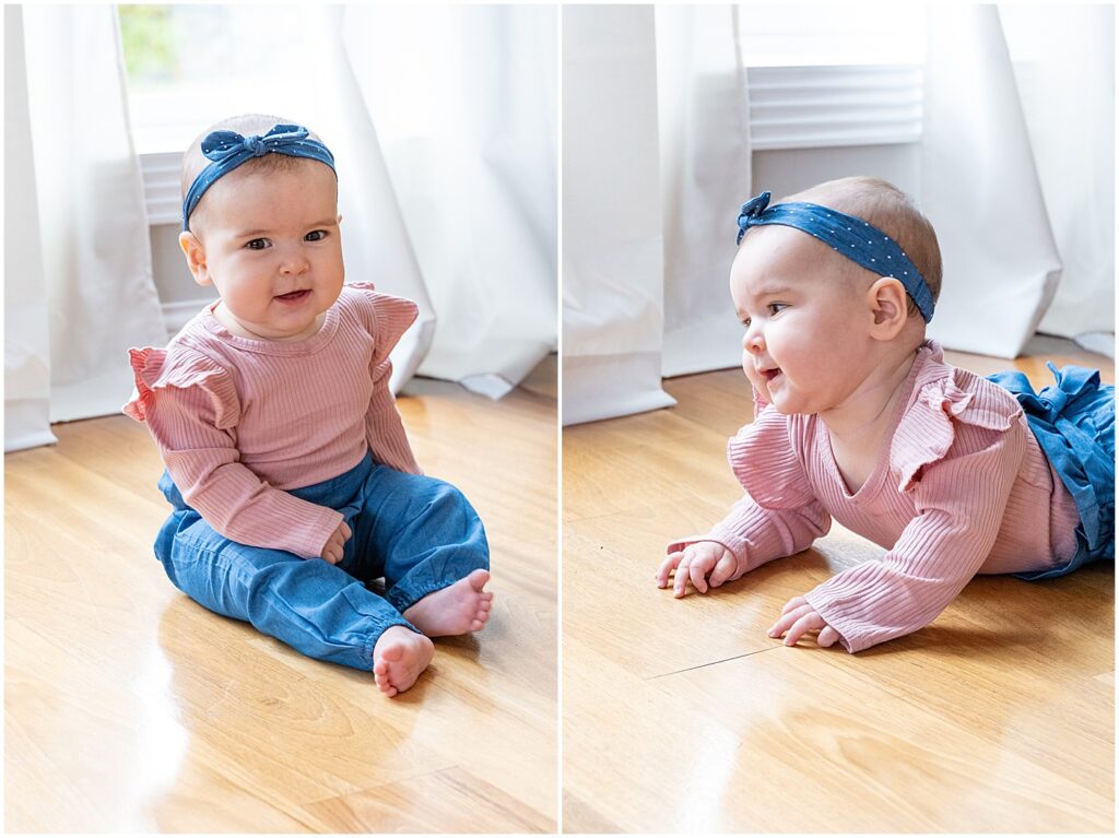 indoor baby portraits