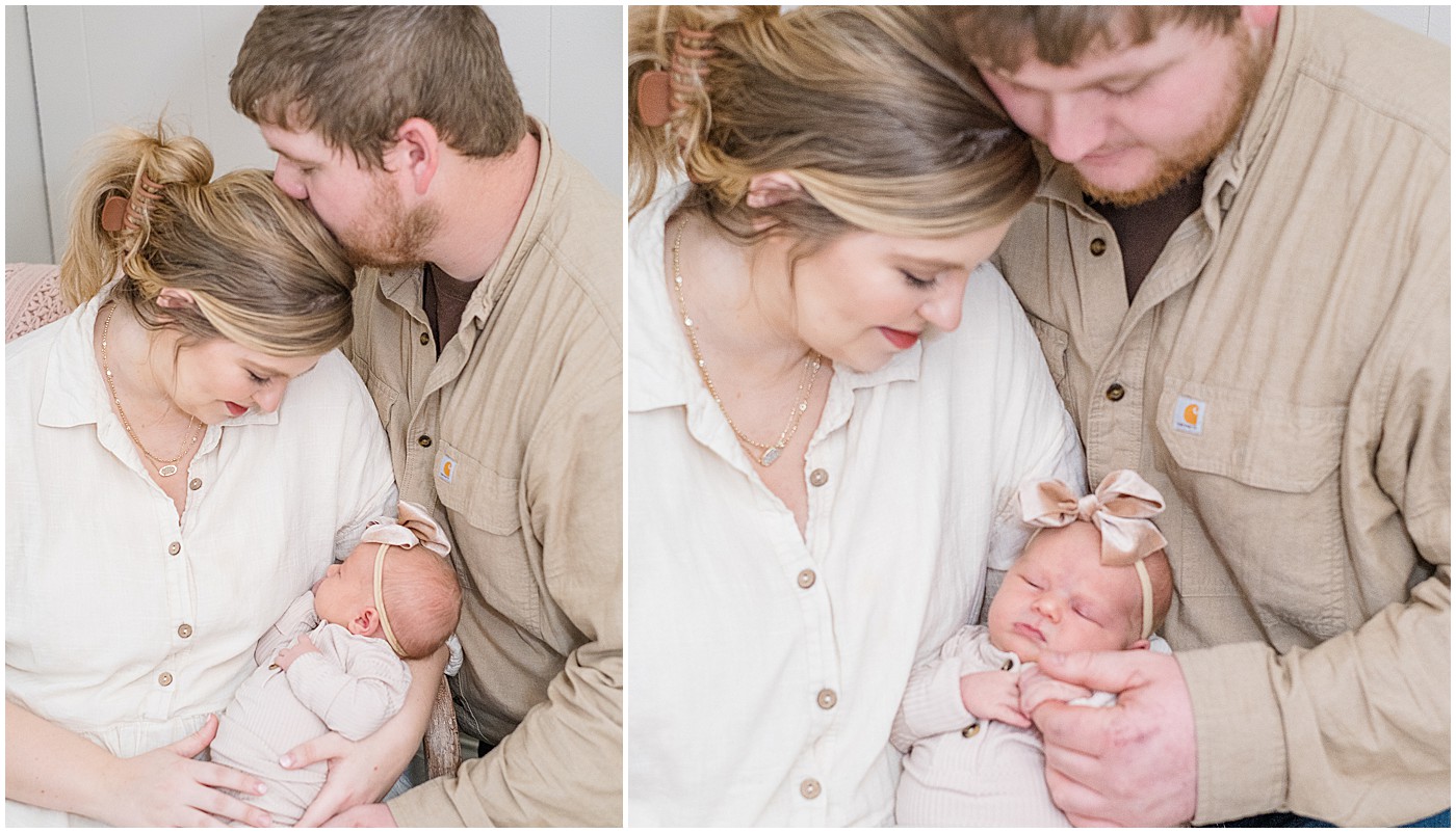 newborn with mommy and daddy