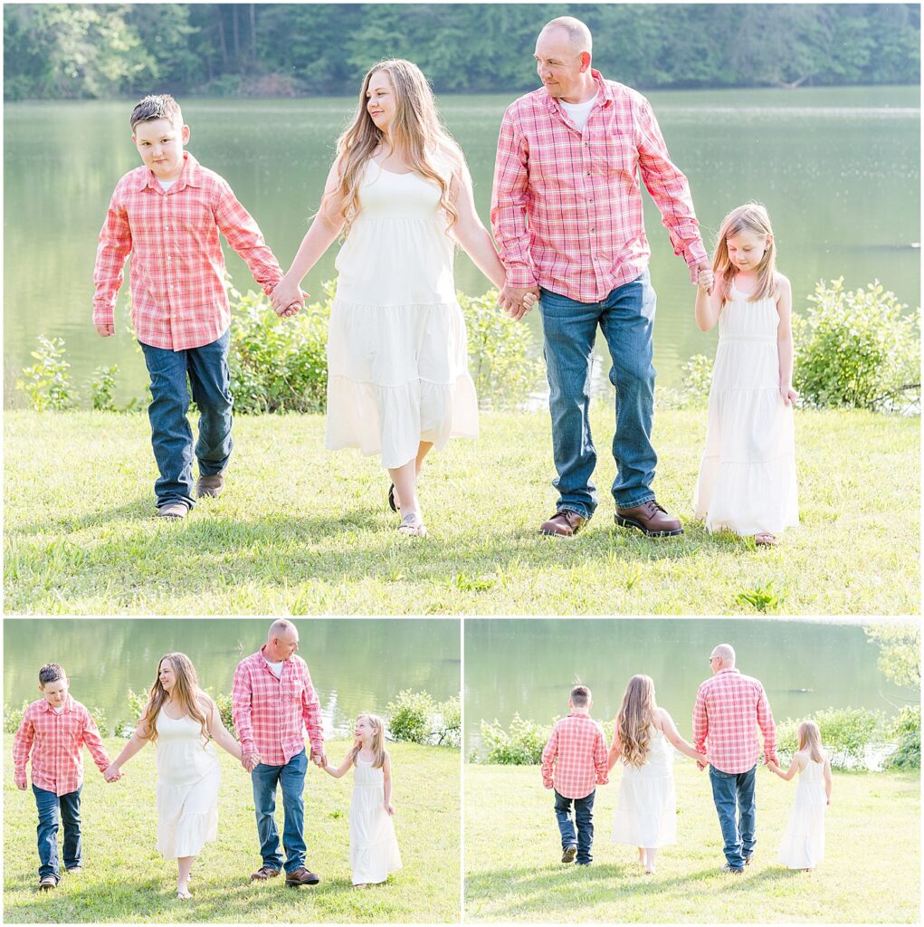 family walking together