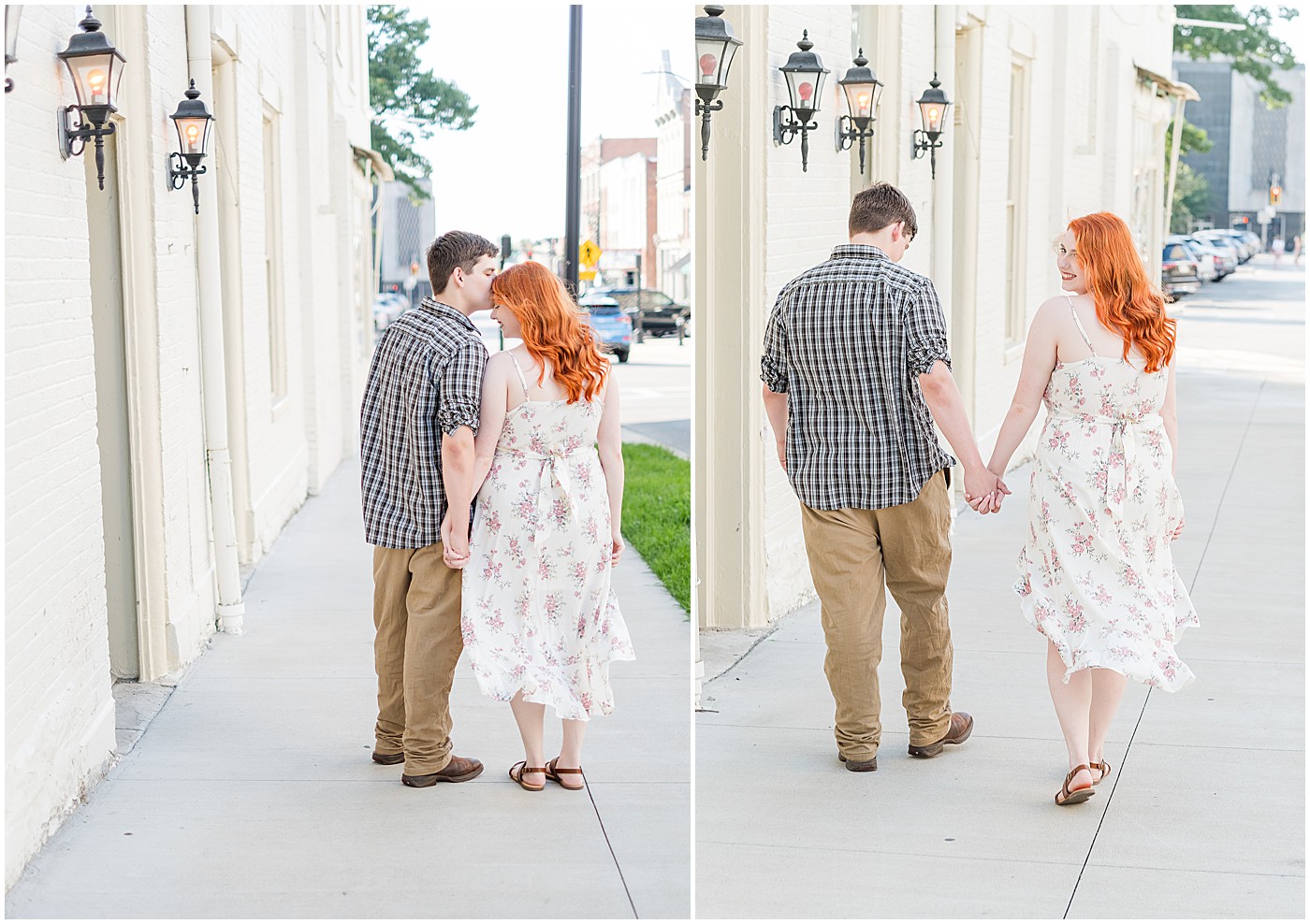 downtown Bowling Green engagement photos