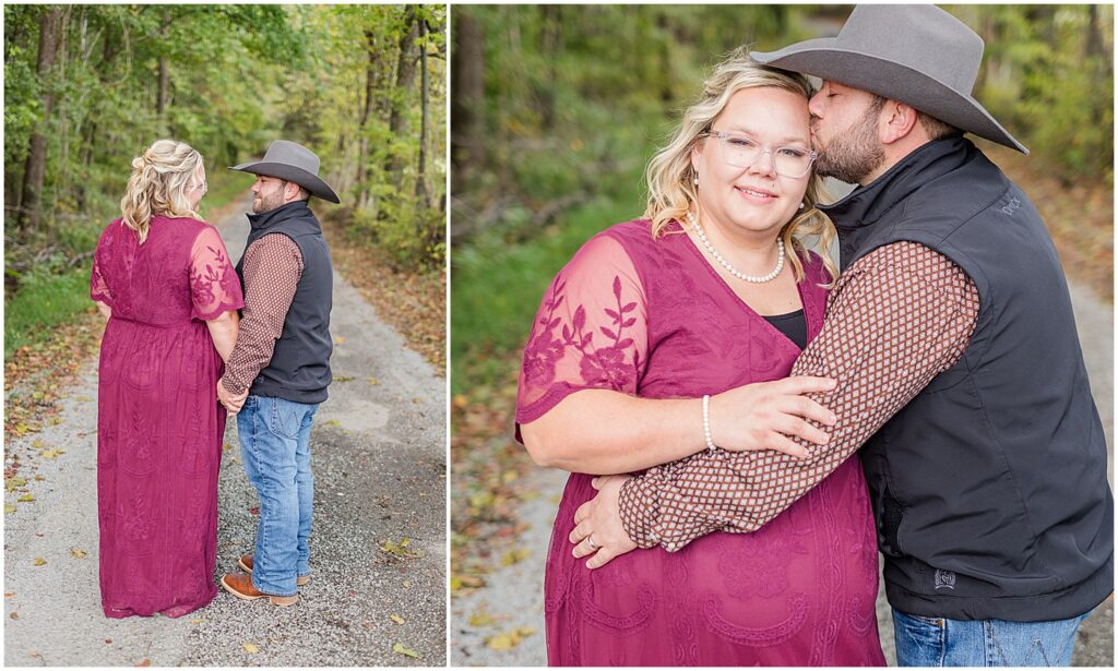 walking portraits for maternity sesssion