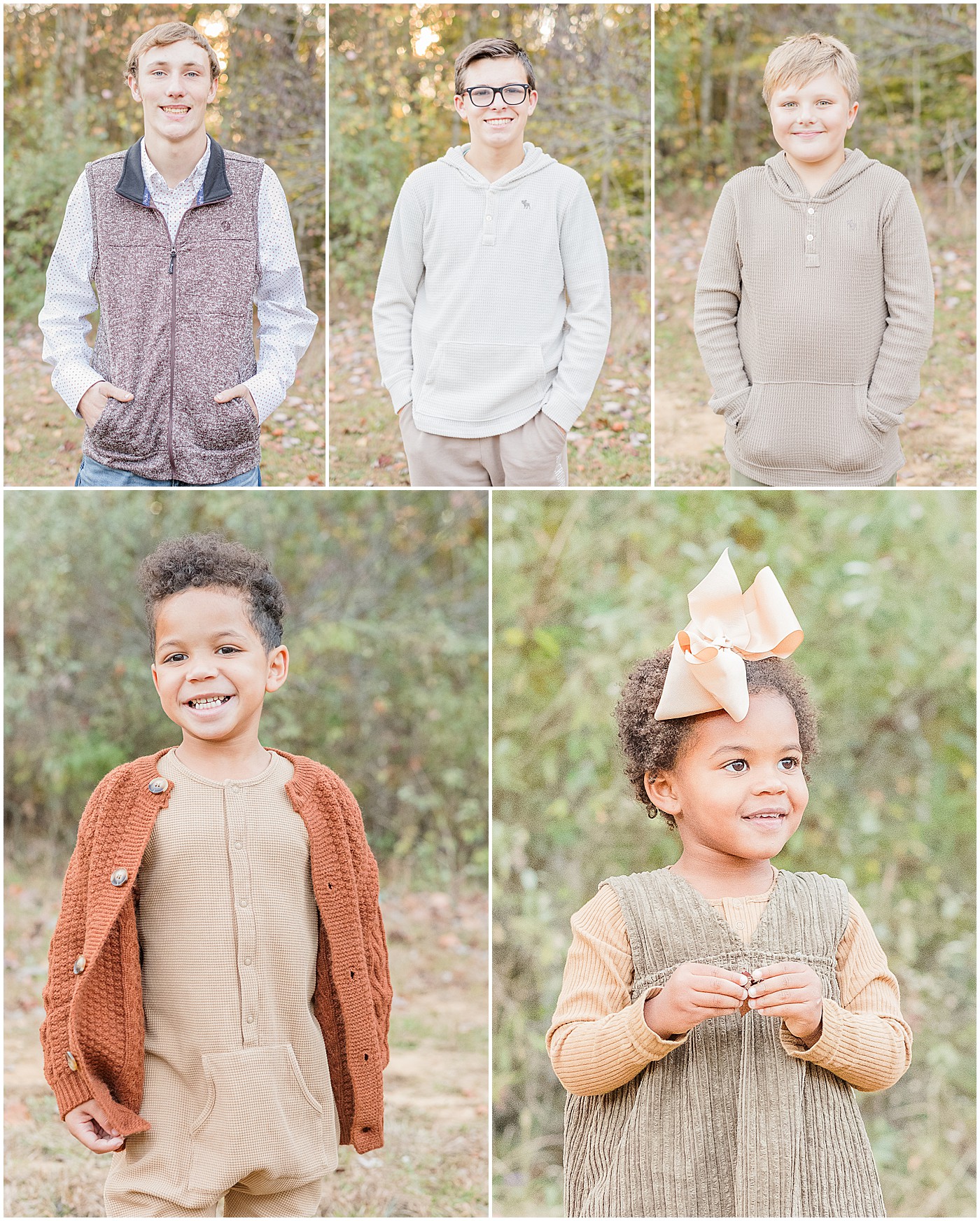 children's individual portraits