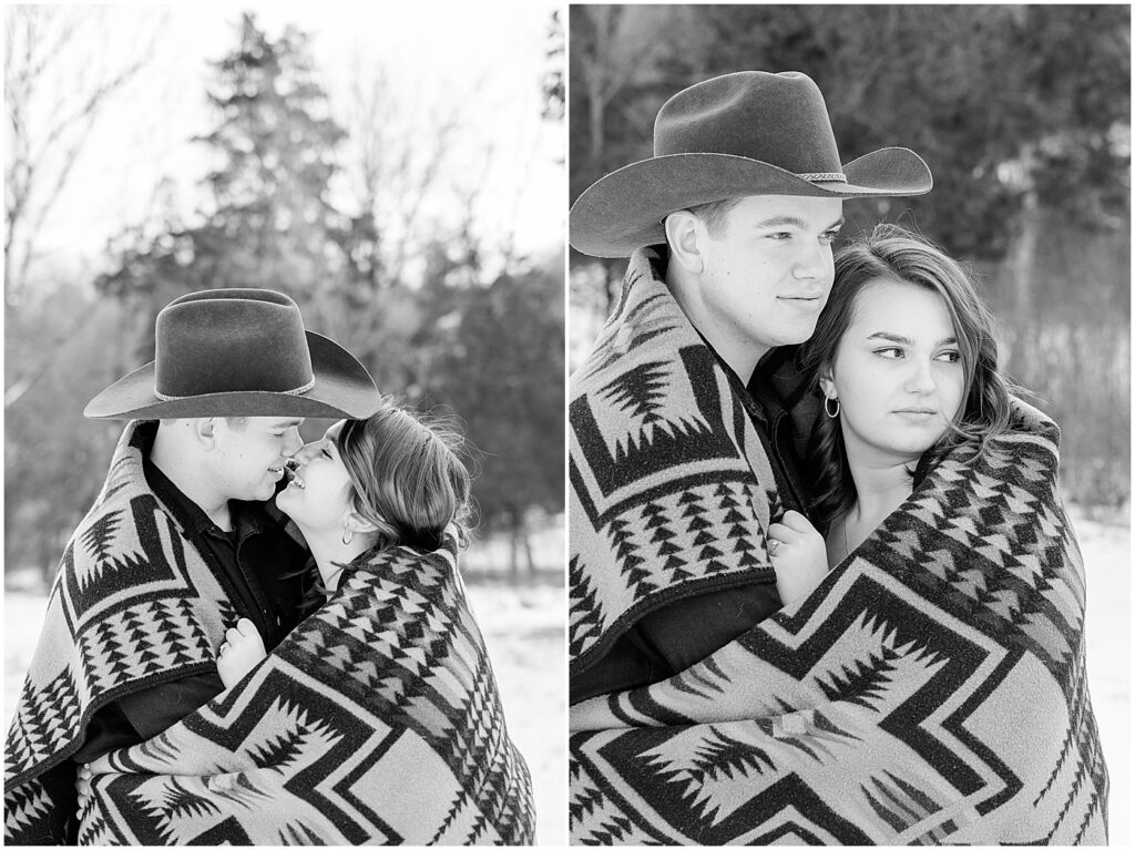 kentucky winter engagement session