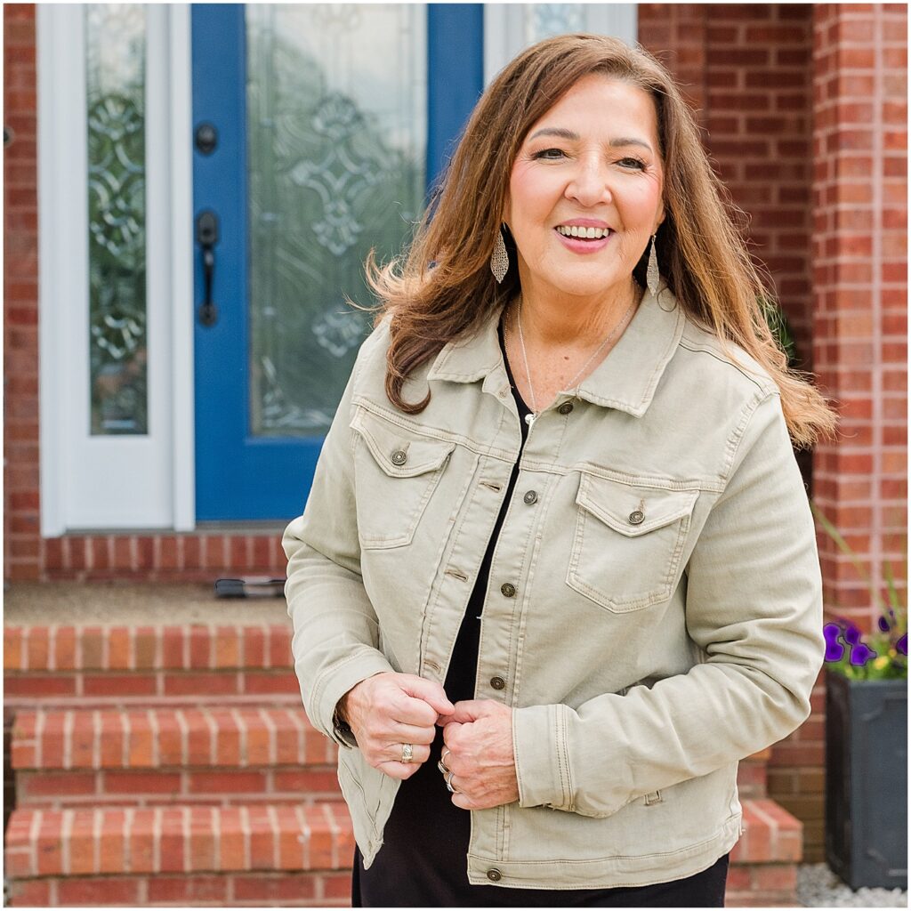 outdoor headshot for real estate agent