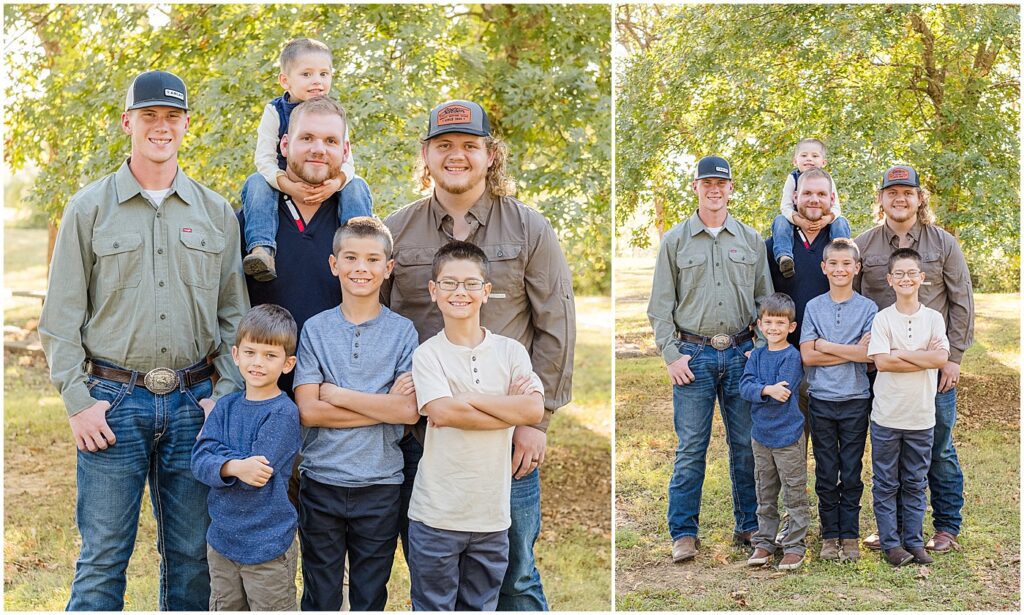 seven boys in Bowling Green family