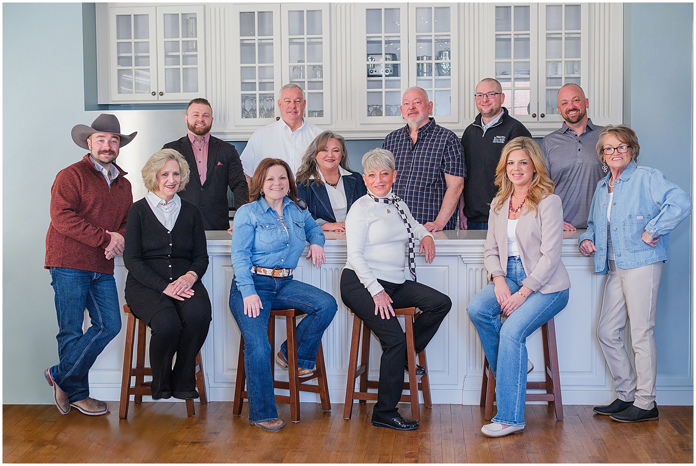 realtor branding image of entire team