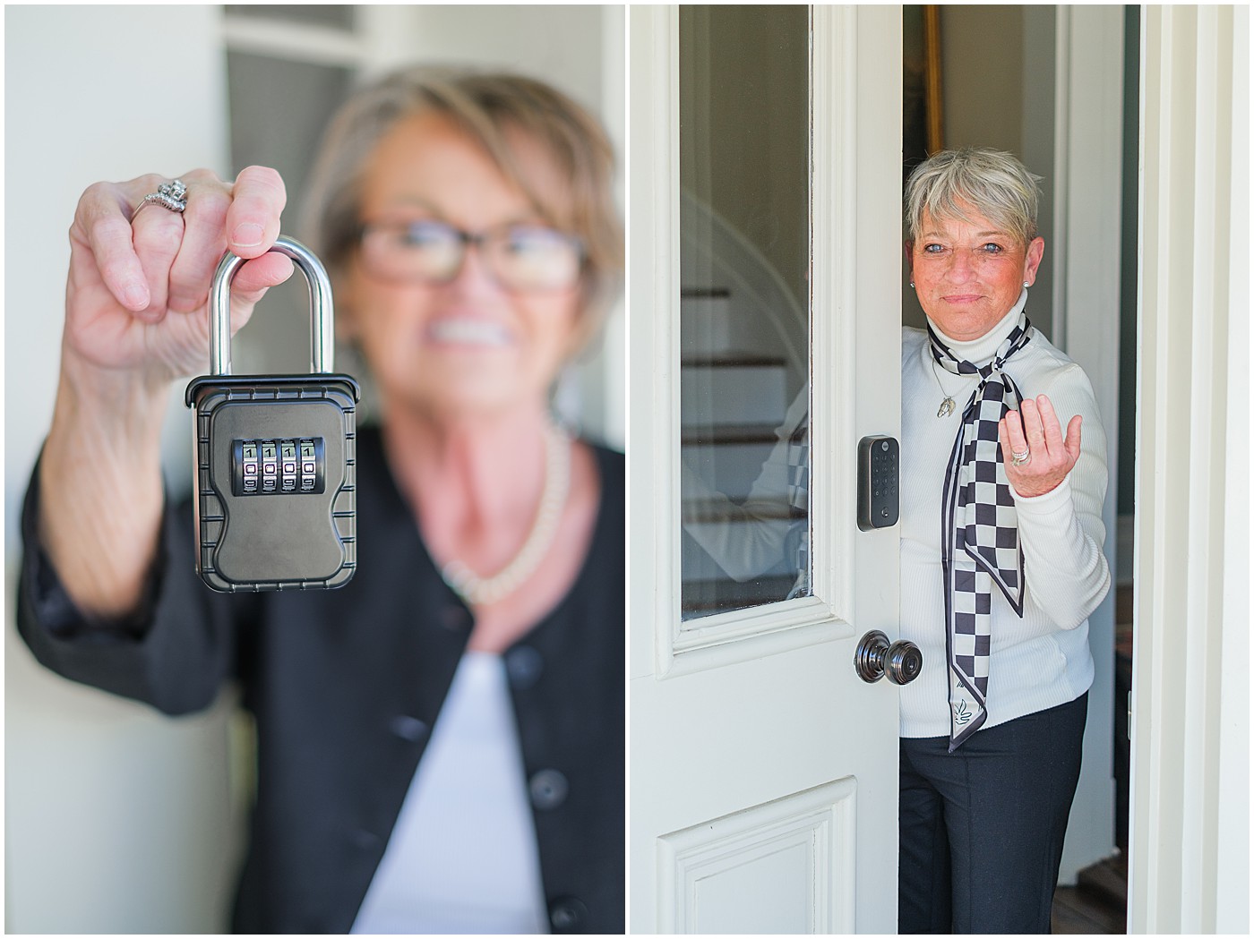 lock box and showing for realtor branding session