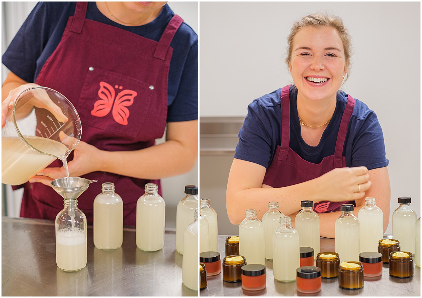 Mira Motte owner filling product orders