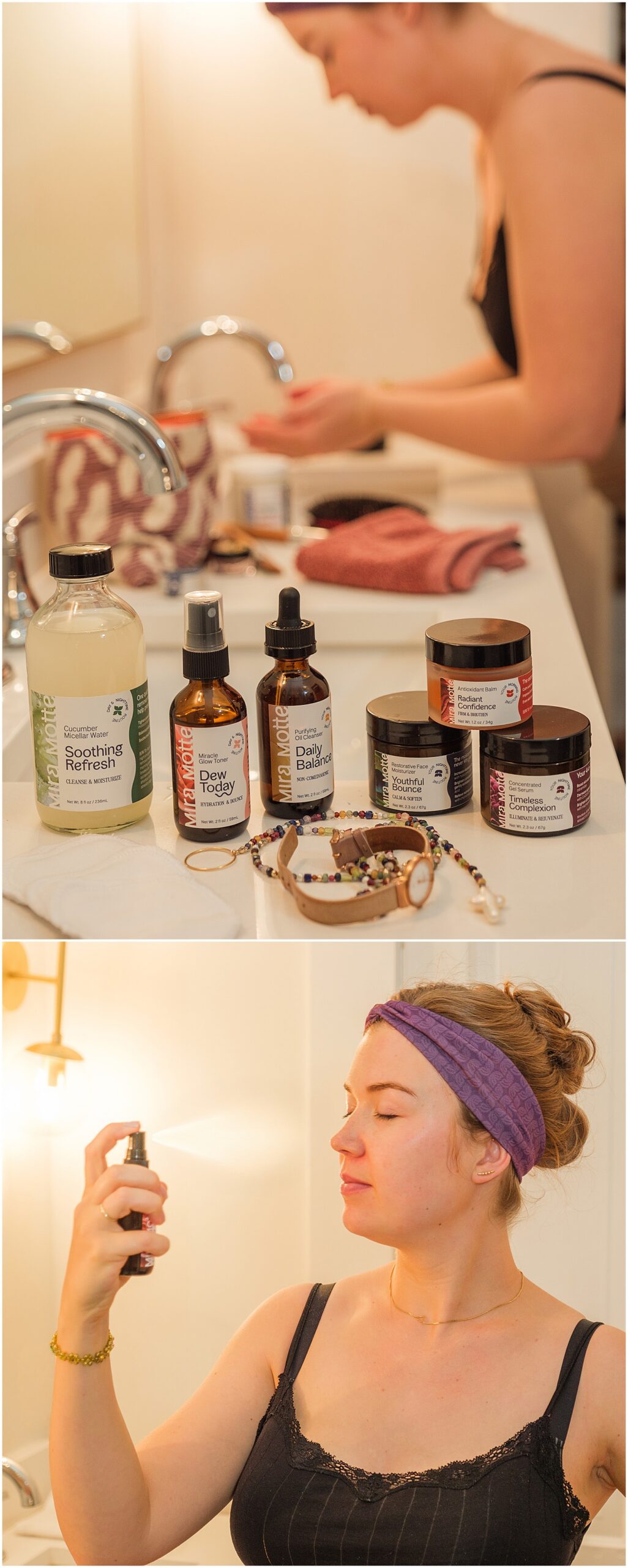 skin care brand nighttime routine 