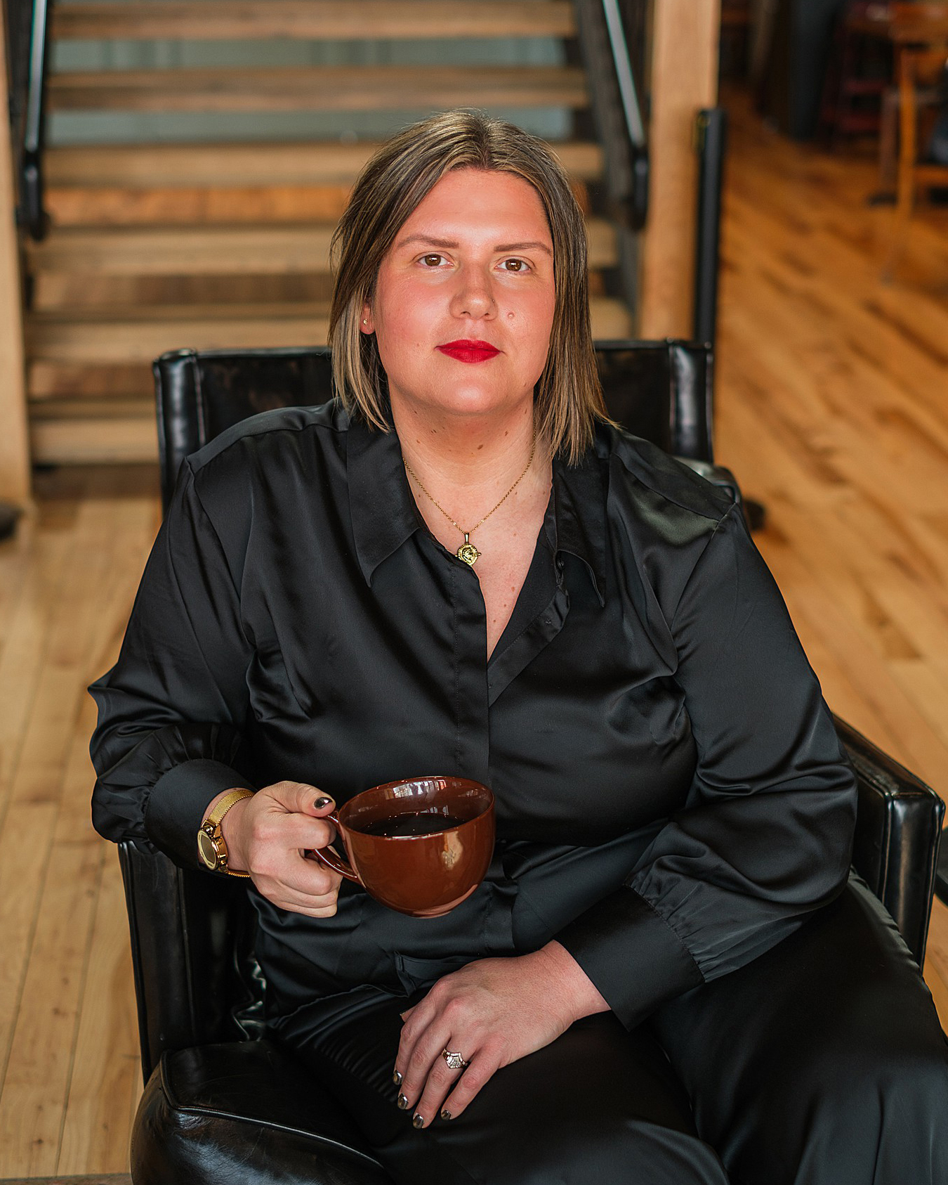 Savannah, owner of coffee shop in downtown Glasgow, KY